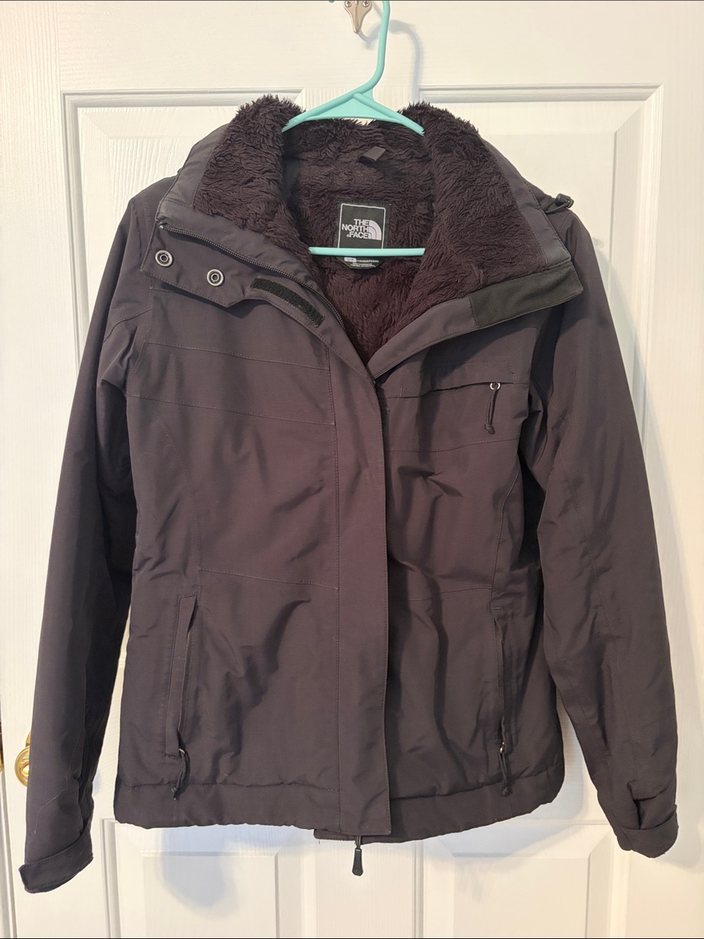 The North Face Women's Black Hooded Ski Jacket
